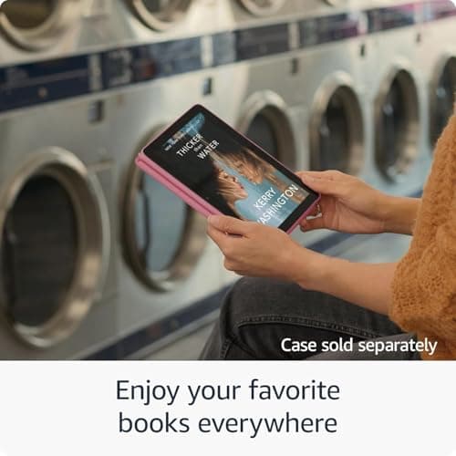 Like-New Amazon Fire HD 8 tablet (newest model), 8” HD Display, 3GB memory, 32GB, designed for portable entertainment, Black — view 3