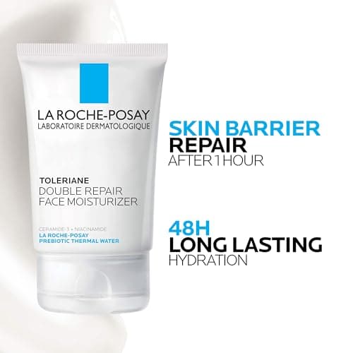 La Roche-Posay Toleriane Double Repair Face Moisturizer, Daily Moisturizer Face Cream with Ceramide and Niacinamide for All Skin Types, Oil Free, Fragrance Free — view 3