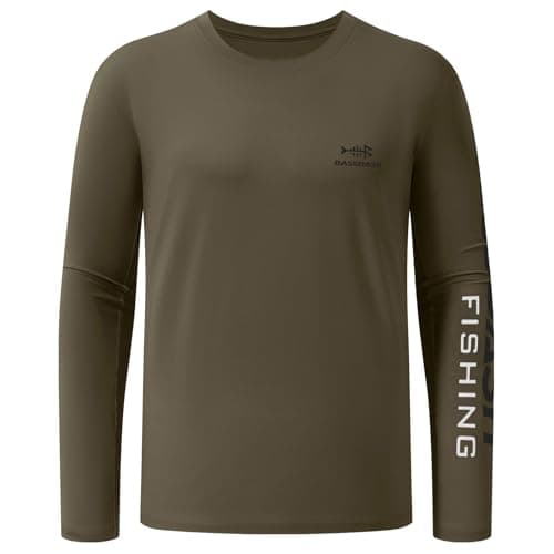 Bassdash Fishing T Shirts for Men UV Sun Protection UPF 50+ Long Sleeve Tee T-Shirt — view 5