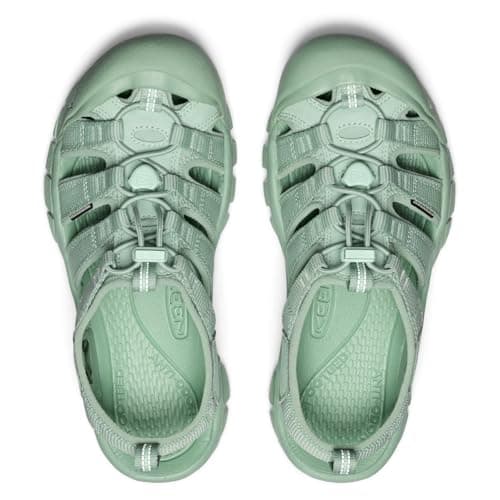 KEEN Women's Newport H2 Closed Toe Water Sandals, Monochrome/Granite Green, 9 — view 4