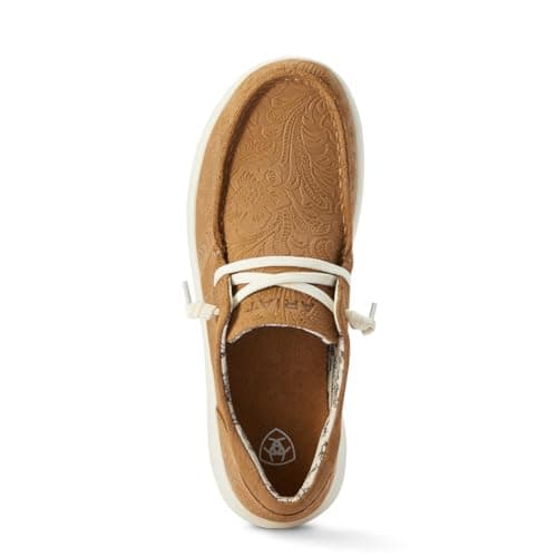 Ariat 100402436C Womens Hilo Tan Floral Emboss 250 - Beige/Khaki 6C