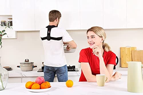 Posture Corrector for Men and Women, Comfortable Upper and Back Brace, Adjustable Back Support for Back, Shoulder and Neck — view 4
