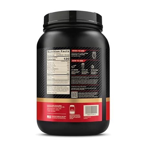 Optimum Nutrition Gold Standard 100% Whey Protein Powder, Double Rich Chocolate 1.98 Pound (Packaging May Vary) — view 9