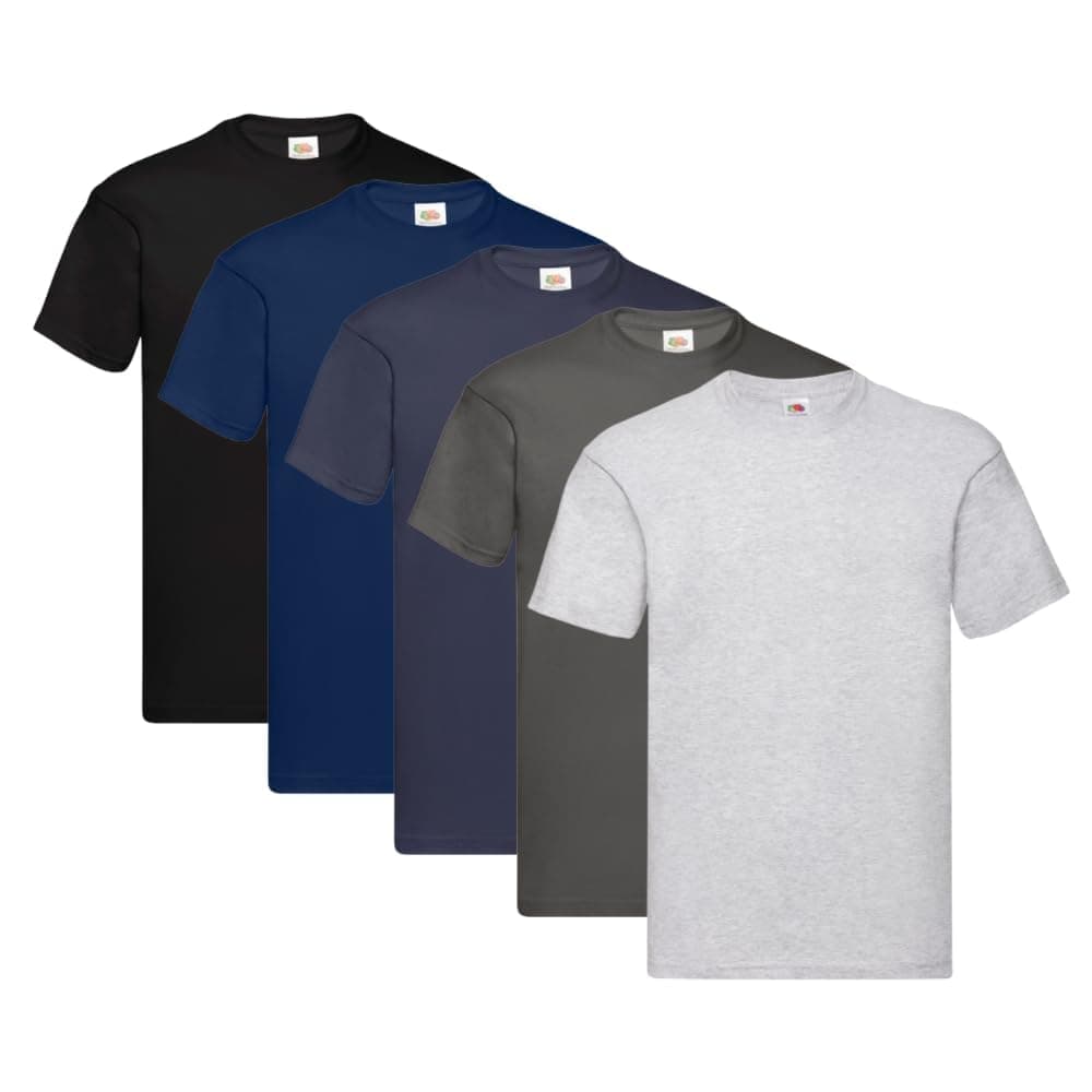 Fruit of the Loom Men's T-Shirt Iconic Tee, Lightweight Ringspun Tee, 5 Pack — view 10