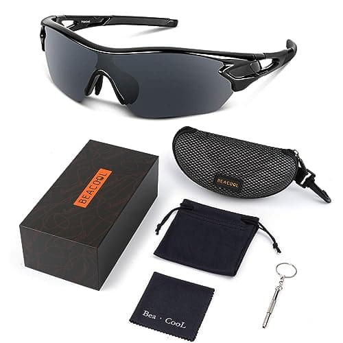 BEACOOL Polarized Sports Sunglasses for Women Men Running Cycling Glasses — view 4