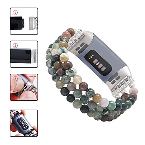 C&L Accessories Compatible with Fitbit Charge 3 Charge 4 Bands — view 3