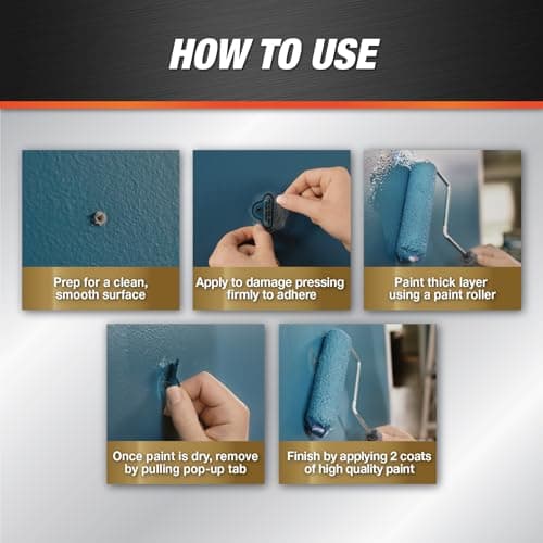 DAP Eclipse Rapid Wall Repair Patch, 2 in, 4 Pack (7079809161) — view 3