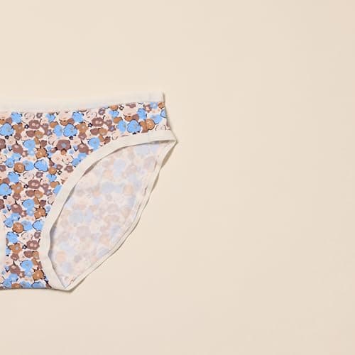Amazon Essentials Women's Cotton Spandex Bikini Brief Underwear (Available in Plus Size), Pack of 10, Multicolor/Ditsy Floral/Dots/Floral, X-Small