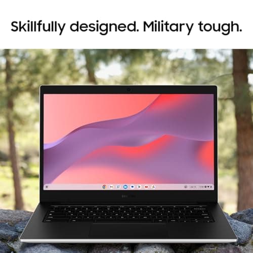 Samsung 14" Galaxy Chromebook Go Laptop PC Computer, Intel Celeron N4500 Processor, 4GB RAM, 64GB Storage, ChromeOS, XE340XDA-KA2US, Student Laptop, Silver — view 3