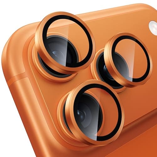 WSKEN for iPhone 17 Pro/iPhone 17 Pro Max Camera Lens Protector - [Original Shooting Mode] Shatterproof Metal HD Tempered Glass Camera Screen Protector Cover Film for iPhone Accessories