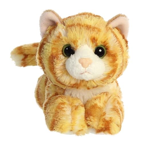 Aurora® Adorable Mini Flopsie™ Ginger Cat™ Stuffed Animal - Mini Companions Ready for Playful Adventures - for Kids All Ages, Toddlers, Adults, and Families - Orange 8 Inches — view 4