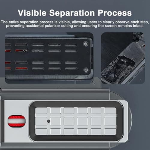 300W Heated Phone Screen Glass Separator with Anti-Slip Platform & Strong Suction Base for Efficient Screen Repair & Reverse Split Technology — view 4