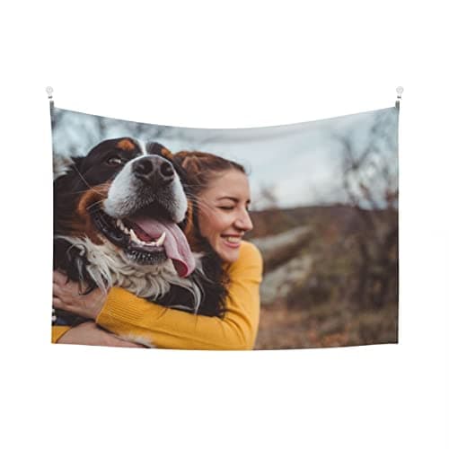 JINJUREN Custom Tapestry Upload Images Banners and Signs Customize For Bedroom 29 * 37inch Vertical — view 8