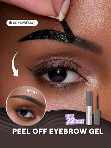 SHEGLAM Tint Lock Tattoo Peel Off Brow Gel- Espresso