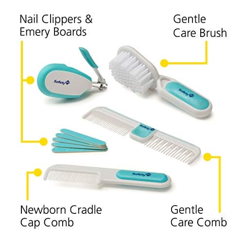 Safety 1st Deluxe Baby Healthcare and Grooming Kit, Arctic Blue, Newborn Baby Essentials, One Size, 25 Pieces — view 5