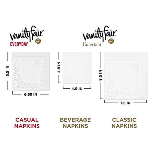 Vanity Fair Everyday Paper Napkins, 100 Count, Disposable Napkins Made Soft And Smooth For Everyday Meals — view 5
