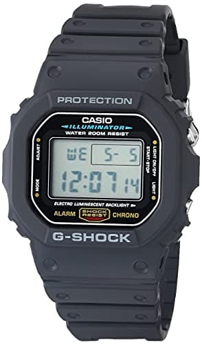 Casio G-Shock Shock Resistant DW5600UE-1V Men's Water Resistant Black Resin Sport Watch
