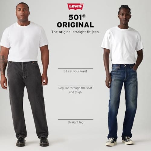 Levi's Men's 501 Original Fit Jeans (Also Available in Big & Tall), Dirienzo, 32W x 32L — view 4