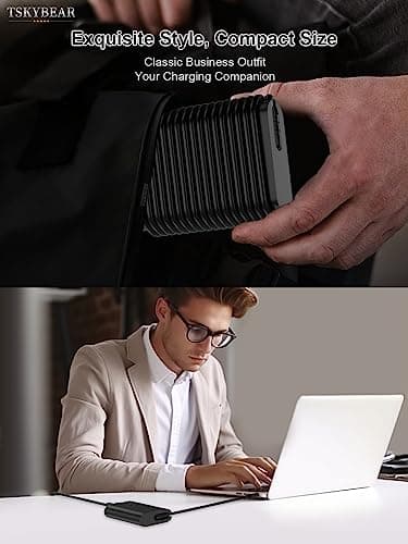 TSKYBEAR 65W USB-C Laptop Charger Compatible with Dell Latitude 5420 5430 5520 5540 5400 7420 7430 7320 7410 7440 5530 5410, XPS 13 9360 9370 9380, Chromebook 3100 3110 3400 Type C Power Cord — view 6