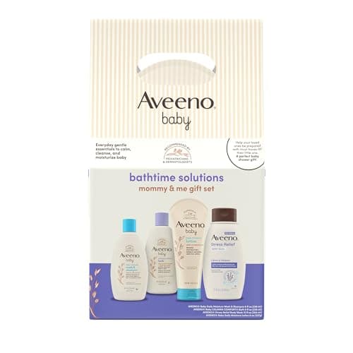 Aveeno Baby Daily Bath Time Solutions Gift Set To Prevent Dry Skin