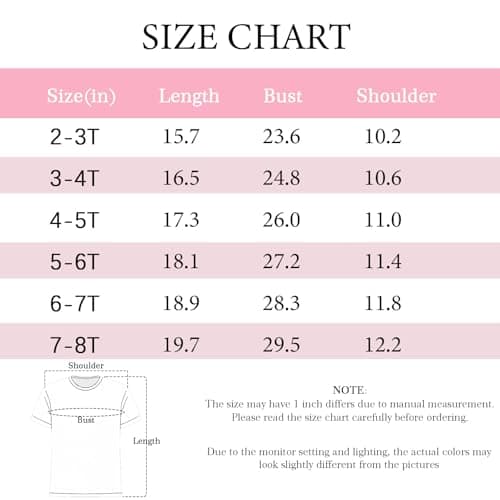 Cozkkidx 6th 7th Birthday Shirt Girl, Its Me Hi Im the Birthday Girl Letter Printed T-Shirt Cotton Short Sleeve Birthday Party Tee, Pink 6-7t — view 6