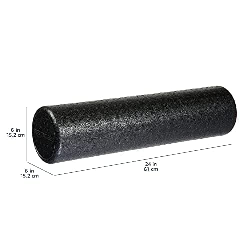 Amazon Basics High Density Foam Roller for Exercise and Recovery, 61 Centimeters, Black — view 4