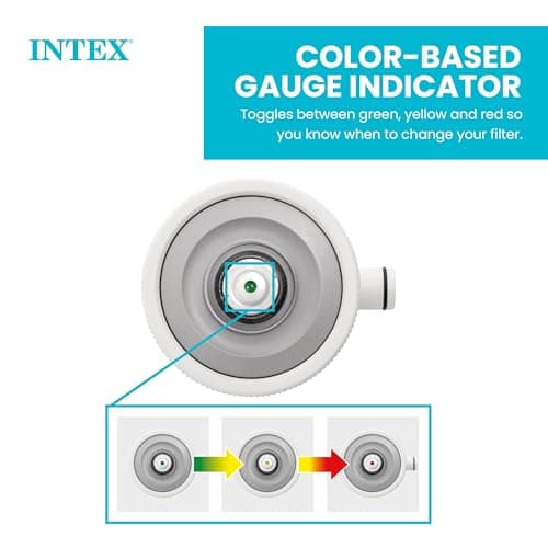 INTEX C1000 Krystal Clear Cartridge Filter Pump for Above Ground Pools: 1000 GPH Pump Flow Rate – Improved Circulation and Filtration – Easy Installation – Improved Water Clarity – Easy-to-Clean — view 4