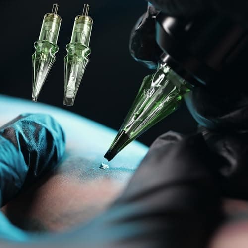 Tattoo Needle Cartridge,Solong Pro 20Pcs Disposable Tattoo Needles 1203 Round Liner X-Taper Tattoo Cartridge Needles(1203RL) EN01S-20-1203RL-X — view 5