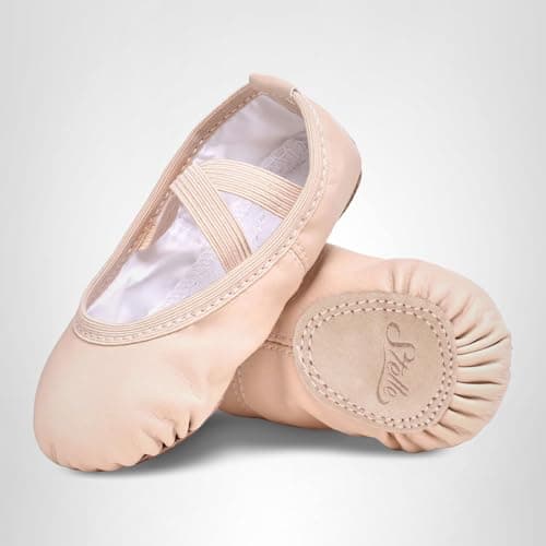 Stelle Ballet Shoes PU Ballet Flats for Girls(Ballet Pink,9MT) — view 9
