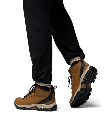 Columbia Mens Newton Ridge Plus II Waterproof Hiking Boot, Elk/Black, 13 Wide