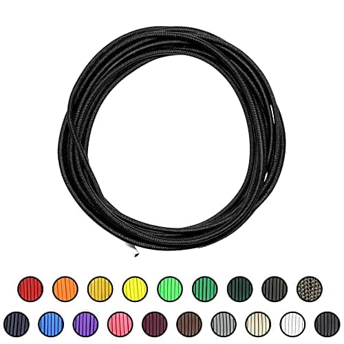 SGT KNOTS Marine Grade Bungee Cord - 100% Elastic Cord, Dacron Polyester Bungee Shock Cord for DIY, Tie Downs, Commercial Uses | 1/8" x 100ft, Black — view 6