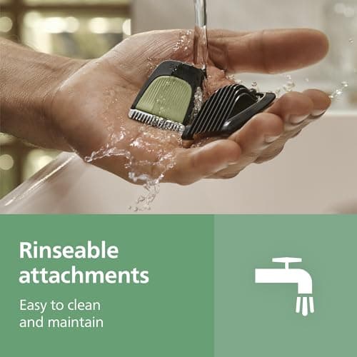 Philips Norelco All-in-One 3000 Series 13 in 1 Trimmer, Beard Styler & Men's Hair Clipper, 9 Length Settings & Self-Sharpening Skin-Friendly Blades, MG3919/50 — view 6