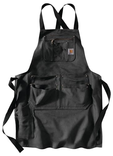 Carhartt Men's Firm Duck Apron, Black, One Size