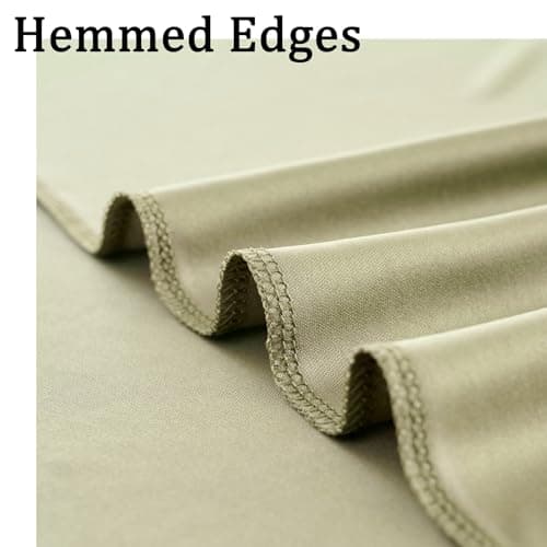 30ft x 10ft Wrinkle Free Sage Green Backdrop Curtains for Parties, Thick Polyester Photo Backdrop Drapes for Wedding Birthday Party Photography Background, 6 Panels 5x10ft — view 3