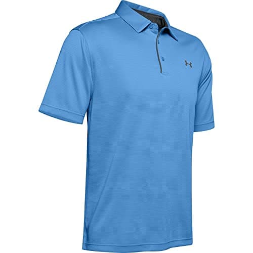 UNDER ARMOUR mens Tech Golf Polo ,(369) Lime Surge / / Black,X-Large Tall — view 4
