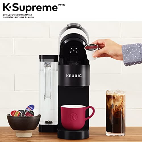 Keurig K-Supreme Single Serve K-Cup Pod Coffee Maker, With MultiStream Technology, Black — view 8