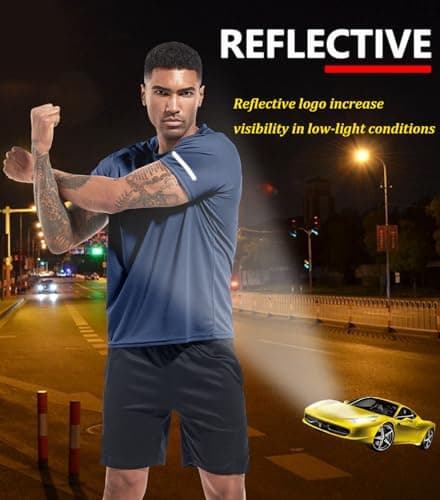 Boyzn Men's 3 Pack Running Workout Shirts Short Sleeve T-Shirt Dry Fit Moisture Wicking Gym Athletic Shirts for Men Black/Navy/Dark Grey-3P04-M — view 6