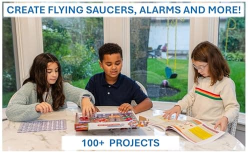 Snap Circuits Jr. SC-100 Electronics Exploration Kit, Over 100 Projects, Full Color Project Manual, 28 Parts, STEM Educational Toy for Kids 8 + — view 6