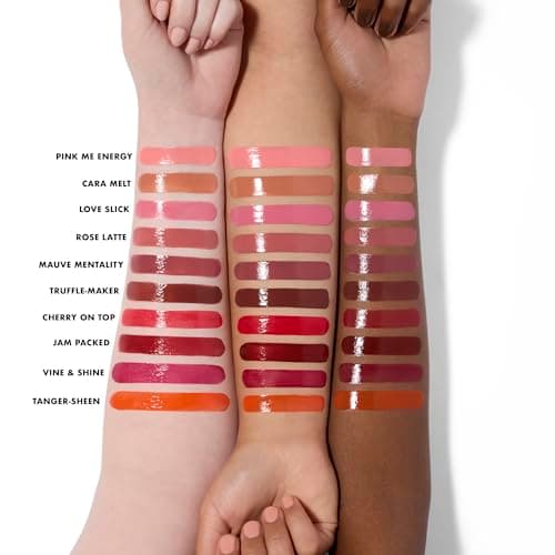 e.l.f. Glow Reviver Lip Oil Stick, Tinted, Non-Sticky & Hydrating For A Soft-Shine Finish, Vegan & Cruelty-Free, Rose Latte — view 6