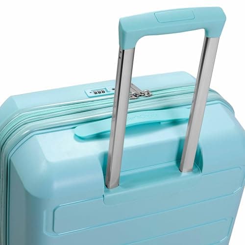 Traveler's Choice Pagosa Hardshell Expandable Luggage with Spinner Wheels, Baby Blue, 22-Inch Carry-on — view 10