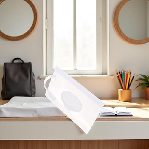 Baby Wipe Case Travel Holder Keeps Wipes Moist Set of Wet Wipes Holders Travel Wipes Case Cases Portable Travel On The Go Refillable Dispenser Container Waterproof Wipe Container with Sealed Zippe — view 5