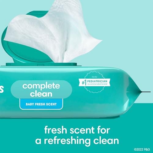 Pampers Complete Clean Baby Wipes - Fresh Scent 3X Pop-Top Packs, 3 Packs (Count of 216) — view 2