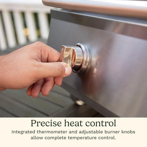 Cuisinart Chef's Style Tabletop Portable Propane Grill, 20,000 BTU Stainless Steel 2-Burner Outdoor Gas Grill for Camping, Tailgates, BBQ, Hassle-Free Setup, Twist-Start Ignition, CGG-306 — view 4