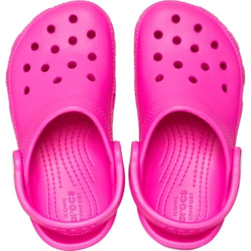 Crocs Kids Unisex Classic Clogs (Toddler) Pink Crush 10 Medium — view 3
