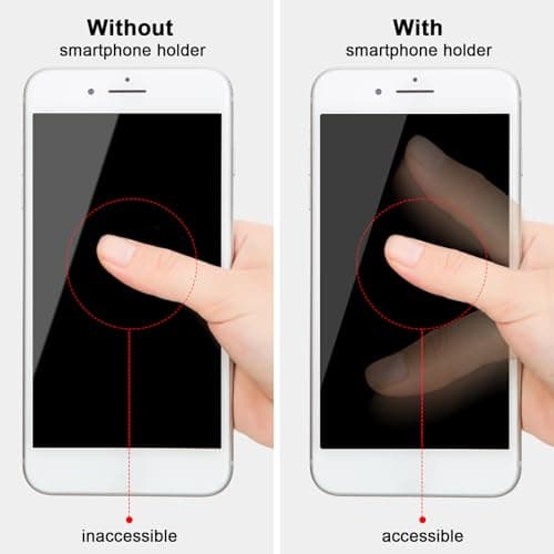 Weewooday 6 Pieces Phone Grip Holder Cell Phone Grip Strap Telescopic Finger Strap Stand Universal Finger Kickstand for Most Smartphones(Soft Colors,Classic) — view 3