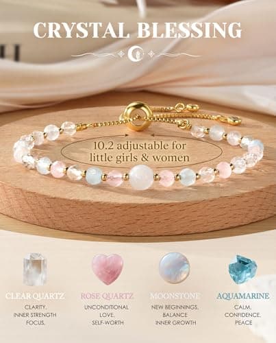 HGDEER 11 Year Old Girl Gifts, 11th Birthday Bracelet for Girls Trendy 2026 — view 3