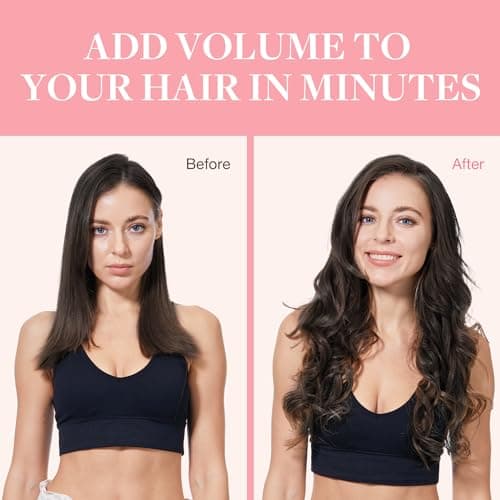 GOO GOO Clip in Hair Extensions Human Hair, 22inch 120g 7Pcs, #2 Dark Brown, Hair extensions for women, Human Hair Extensions Clip in — view 4