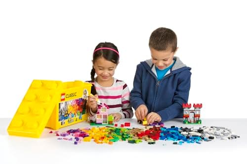 LEGO Classic Large Creative Brick Box 10698 Building Set, Toy Storage Solution for Home or Classrooms, Interactive Building Toy for Kids, Boys, and Girls — view 3