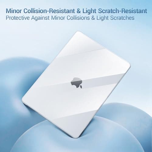 MOSISO Compatible with MacBook Pro 14 inch Case M5 2026 M4 M3 M2 M1 2025-2021 A3427 A3426 A3434 A3112 A3185 A3401 A2918 A2992 A2779 A2442, 4 in 1 Kit Protective Hard Shell Case Cover, Crystal Clear — view 4