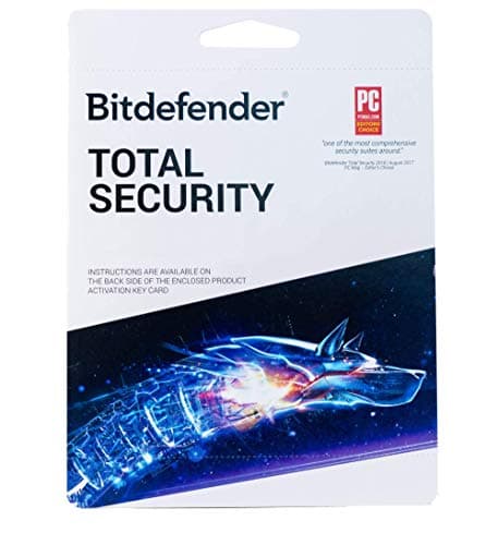 Bitdefender Total Security - 5 Devices | 1 year Subscription | PC/Mac/Android/iOS | Activation Code by Mail